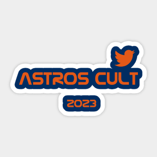 Astros Twitter Cult 2023 Sticker